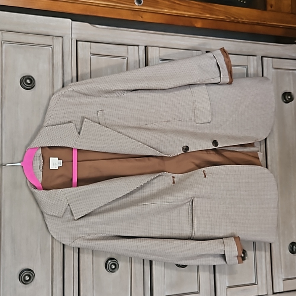 Houndstooth Oversized Blazer